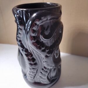 Black Ceramic Octopus Vase